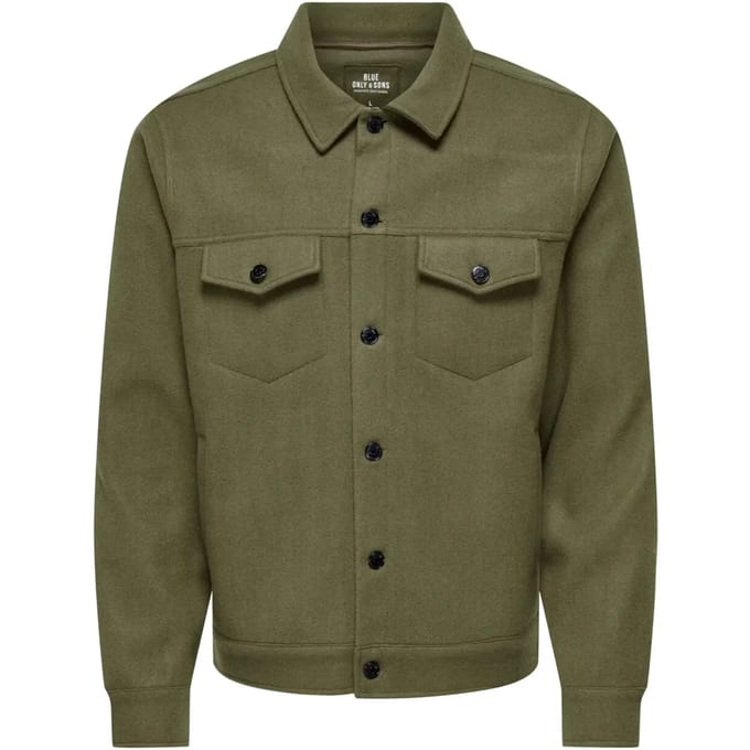 ONLY&SONS - ONSWILLY REG TRUCKER 3674 SWT - Heren - Vesten