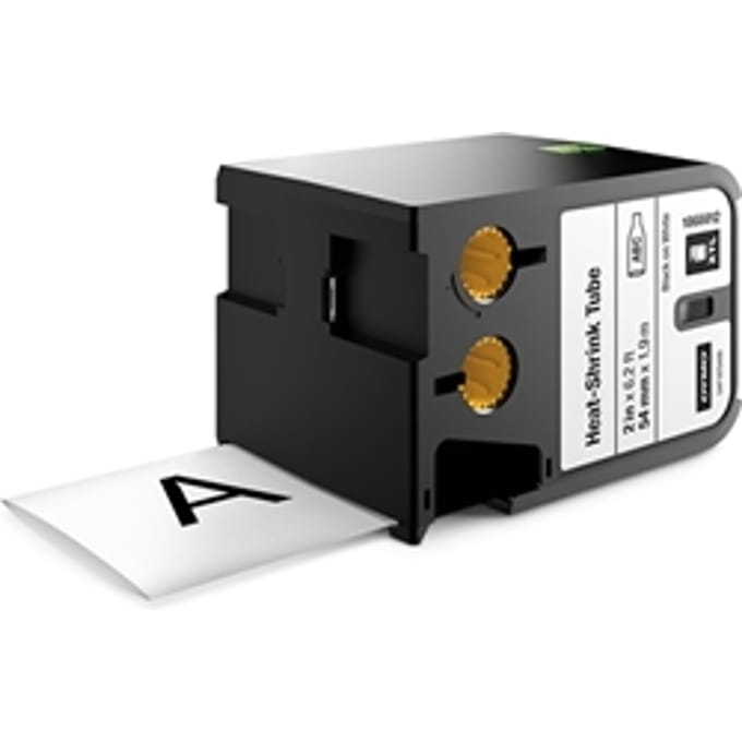 DYMO 1868812 XTL tape krimpkous zwart op wit 54mm (origineel)