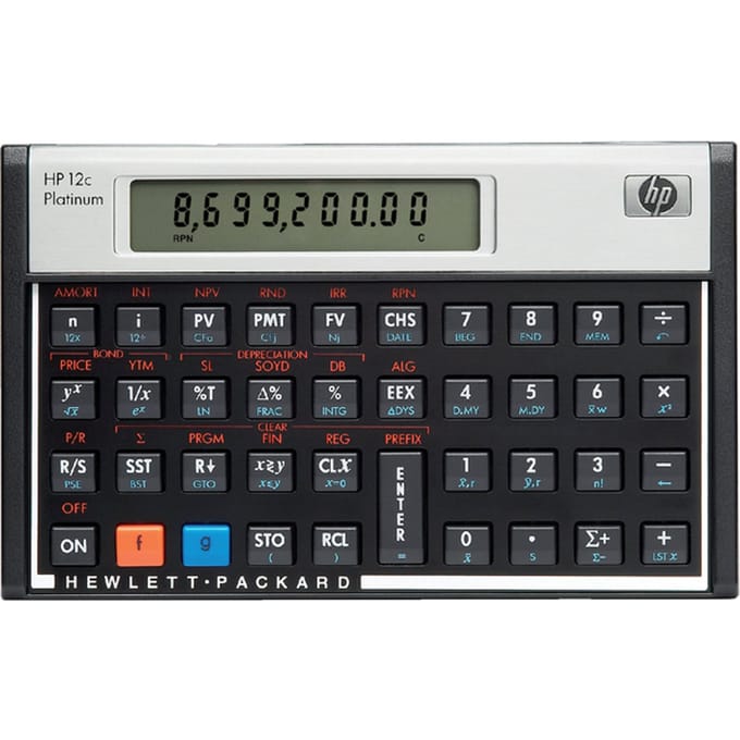 HP 12C Platinum - Bureaurekenmachine