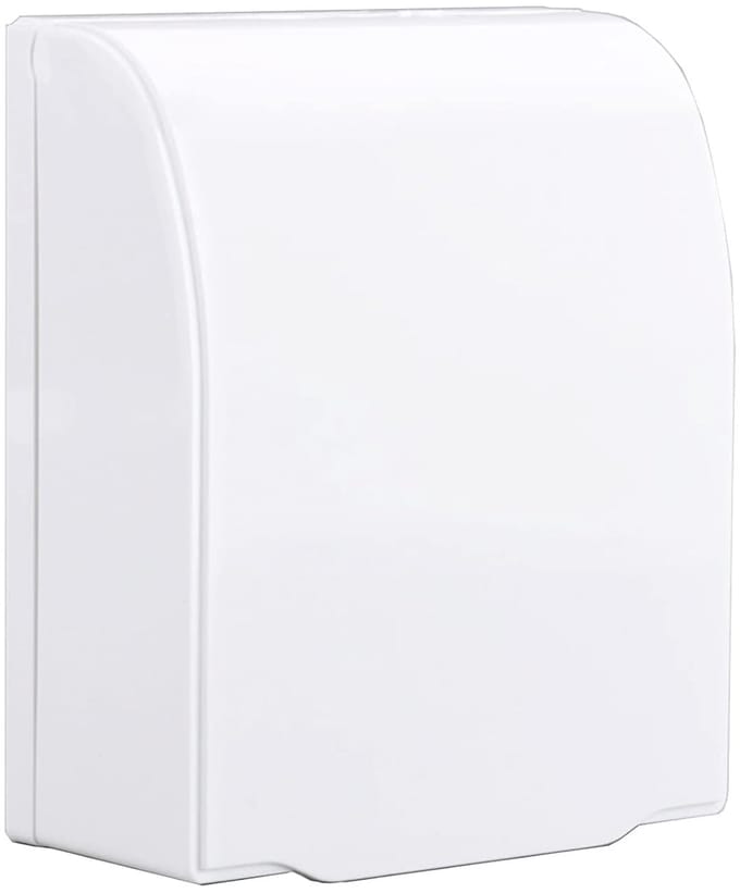 Waterproof Socket Box - Transparante Waterdichte Stekkerdoos - Geschikt voor Badkamers (Wit)
