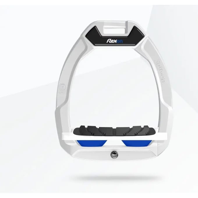 Veilige rijijzers Ingezakte Grip Wit/Wit/Blauw Flex-On Safe-On