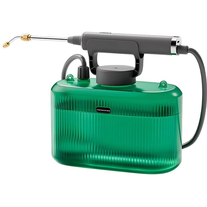 Accu-tuinsproeier 1,32 gallon / 5L elektrische sproeier met USB-oplaadbare handgreep groen