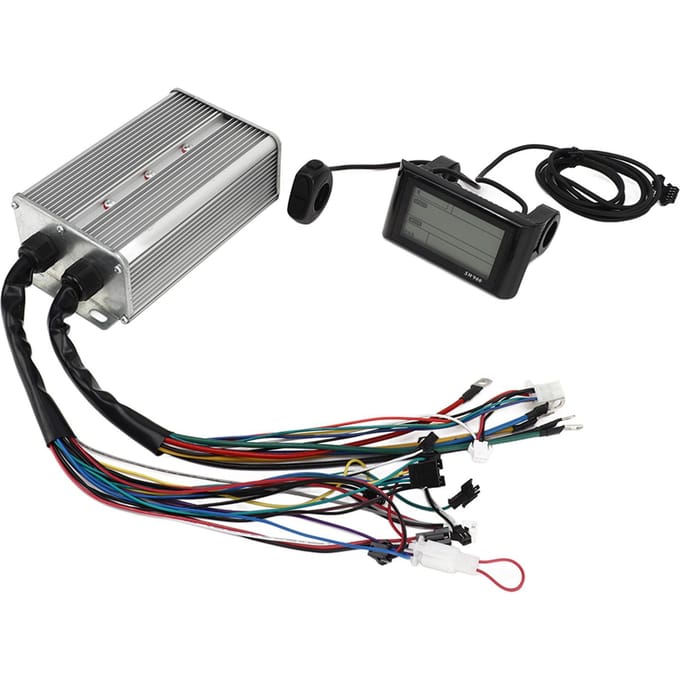48V 60V 1500W Controller LCD-display Professionele Fiets Borstelloze Motor Controller Kit voor Elektrische gray