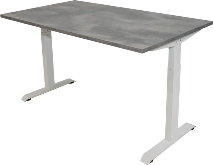 Office Hero® Cosmic - In hoogte verstelbaar bureau wit frame - Game bureau - Computertafel - Werktafel - 140x80 - Oxyd