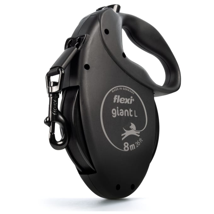 flexi Black Edition harnasriem 8 m maat L: tot 50 kg voor honden
