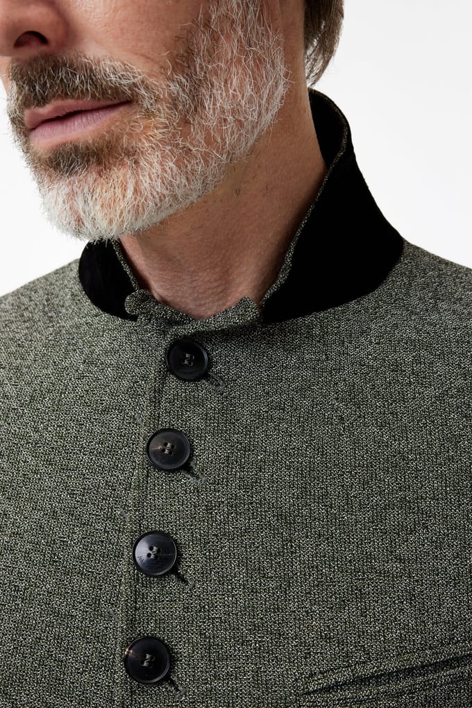 John Varvatos Woodward Jacket - Slim Fi Moss Green Größe: 46 | Blazer Outlet | Herren | Grün