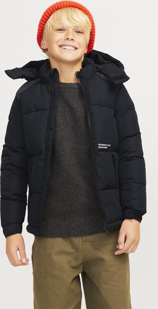 JACK & JONES JCOAERO REFLECTIVE PUFFER JNR Jongens Jas - Maat 152