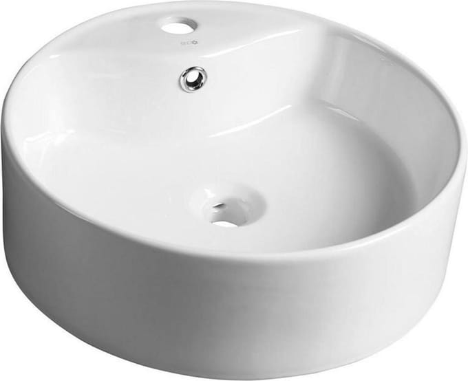 Waskom Sapho Yakarta Rond 46 cm Keramiek Wit