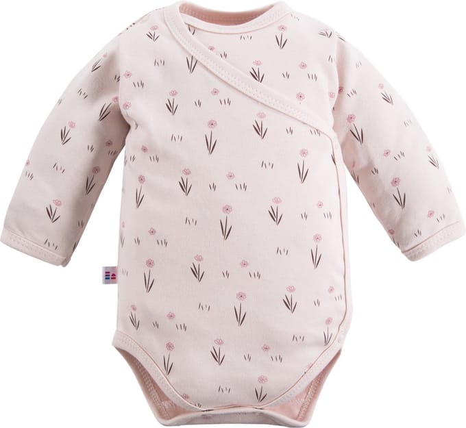 Eevi - Rompertje - Omslagromper - Overslagromper - Bloemetjes - Maat 62 - 2 t/m 4 maanden