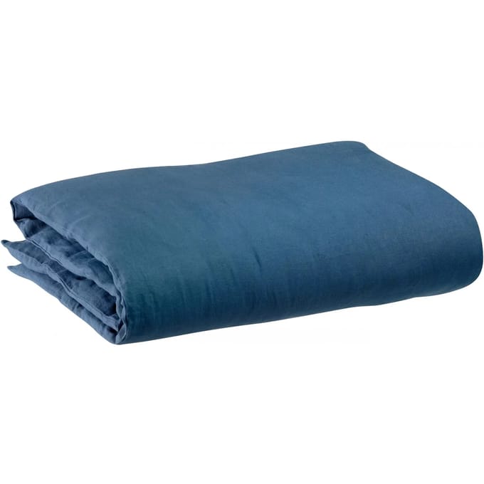 Dekbedovertrek stonewashed katoen Vivaraise Zeff