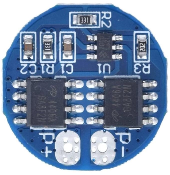 OTRONICÂ® 2S BMS laad en protectiebordje voor 2x 18650