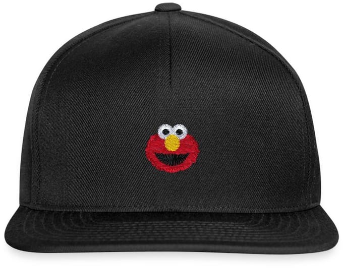 Sesamstraat Elmo Borduurwerk Snapback cap
