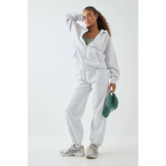 Dames DSGN Studio Oversized Cuffed Jogger | Ash Grey | Maat: Medium