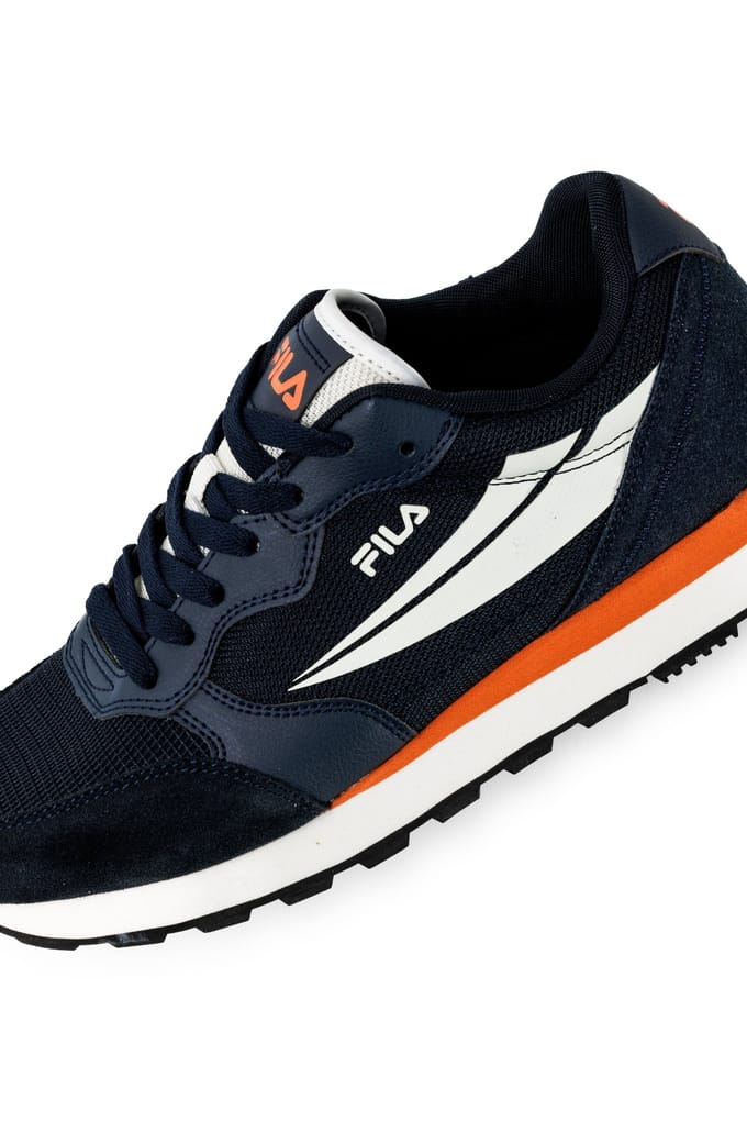 FILA Hypert Navy-scarlet Ibis Größe: 43 | Trainers Outlet | Herren | Blau