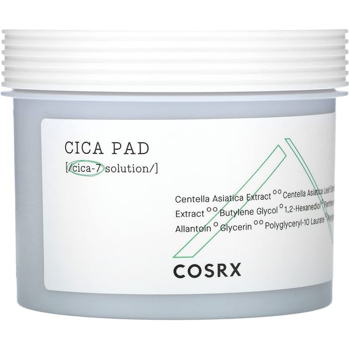 CosRx, Pure Fit, Cica Pad, 90 sheets, 5.07 fl oz white