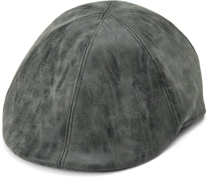 Maximo Grijze Veganistische Leren Moda Platte Pet