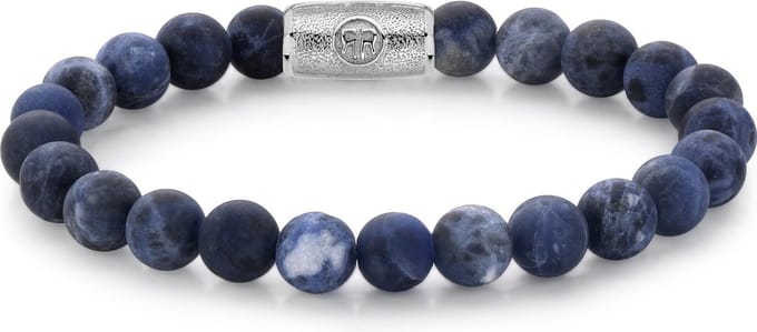 Rebel&Rose armband - Matt Midnight - 8mm