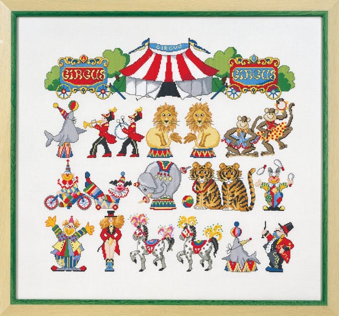 Permin Borduurpakket Circus 70-8410