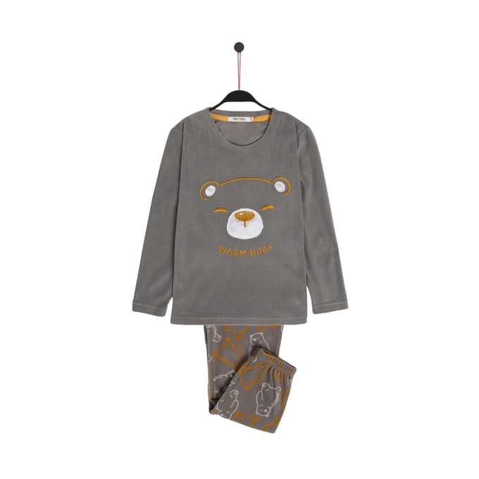 Warme pyjama met lange mouwen voor meisjes Admas Warm Hugs