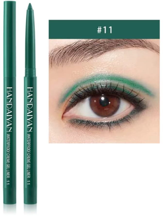 Waterproof Matte Gel Eyeliner 11 Green - 0.2g