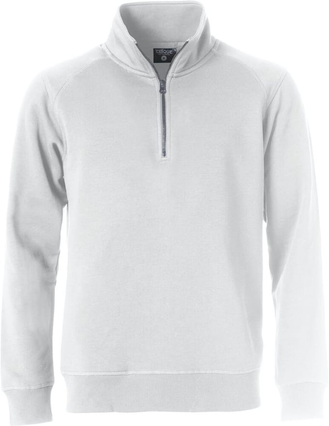 Clique Classic Half Zip 021043 - Wit - 3XL