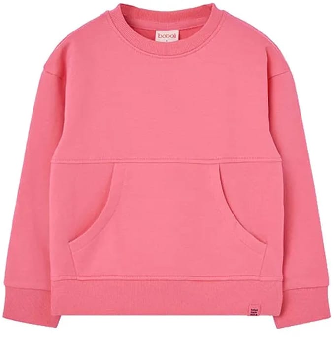 Boboli Fleece Sweatshirt Roze 4 Years Meisje