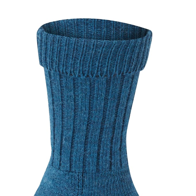 Craghoppers Wollen sokken voor volwassenen (Poseidon blauw gemêleerd)