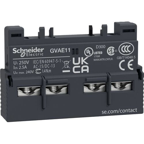 Schneider Electric GVAE11 GVAE11 Hulpschakelaar 1x NO, 1x NC 1 stuk(s) Box