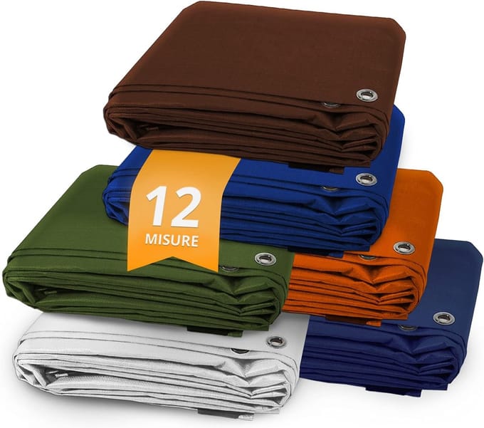 Waterdicht Dekzeil - Afdekzeil Net - Buiten Bescherming - Scheurvast UV Bestendig - 3 x 4 Meter - Groen Transparant