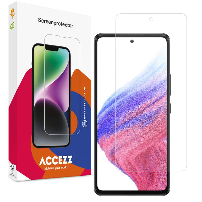 Accezz Screen Protector - Geschikt voor Samsung Galaxy A51 - Gehard Glas Screenprotector