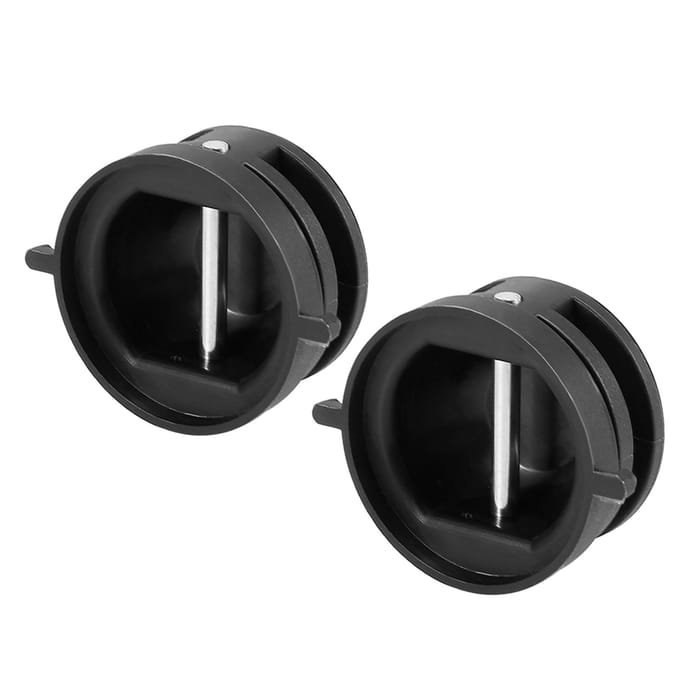 10 STUKS Surfplank Leash Plug Board Surfen Leash Pluggen Surfplank Cup met Roestvrijstalen Pin zwart