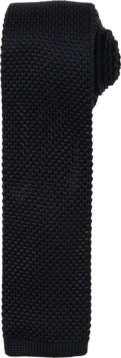 Stropdas One Size Premier Black 100% Polyester