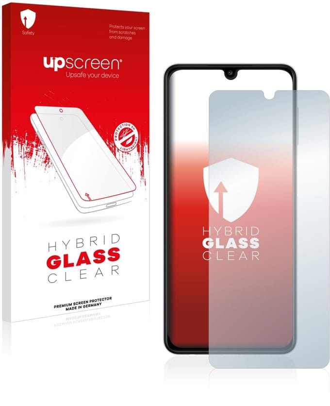 upscreen - Screenprotector voor Samsung Galaxy A22 4G - Folie Beschermfolie Beschermglas transparant