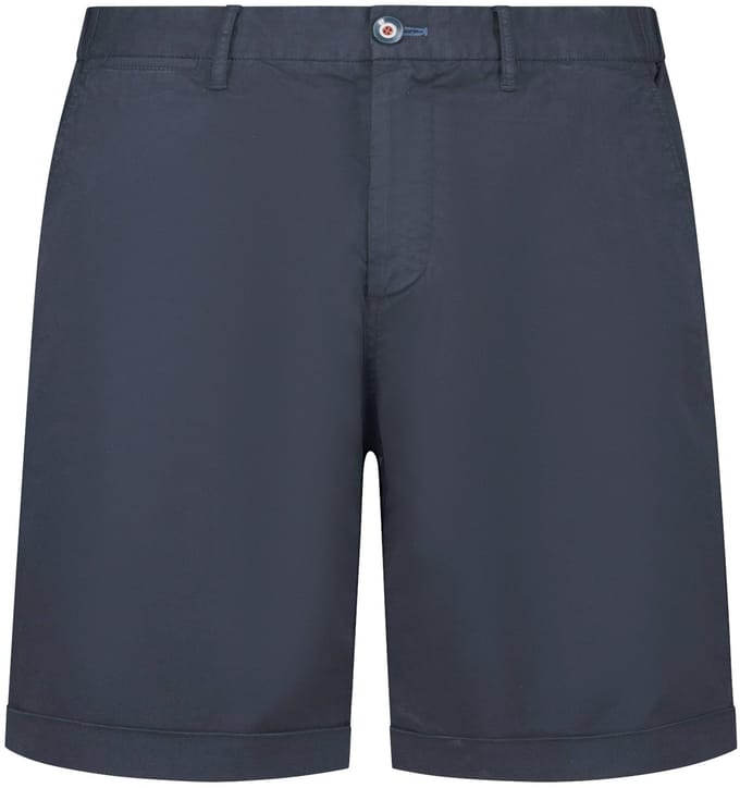 Donkerblauwe korte broek New Zealand katoen met omslag