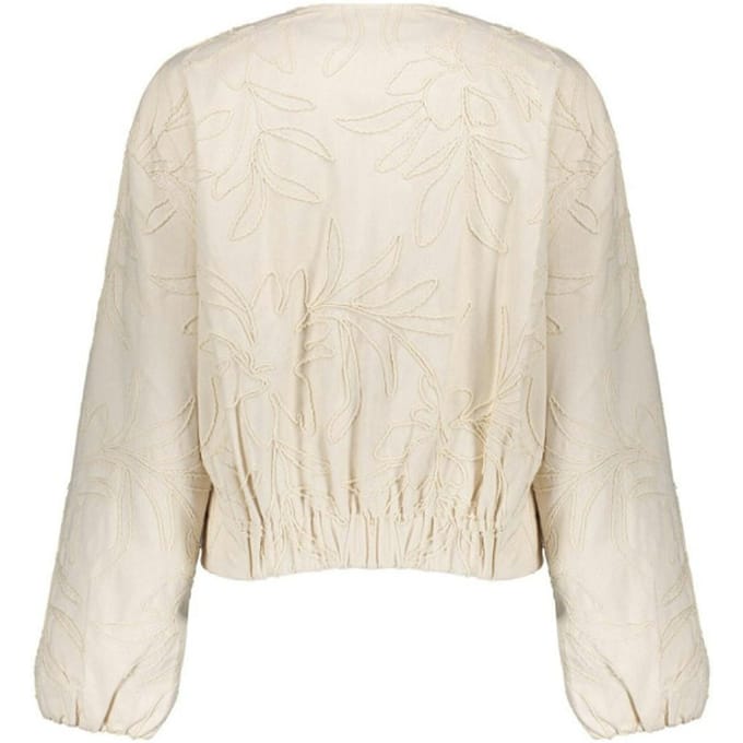 Geisha Jas Bomberjasje Met Borduursels 65022 10 000718 Ecru Dames Maat - M