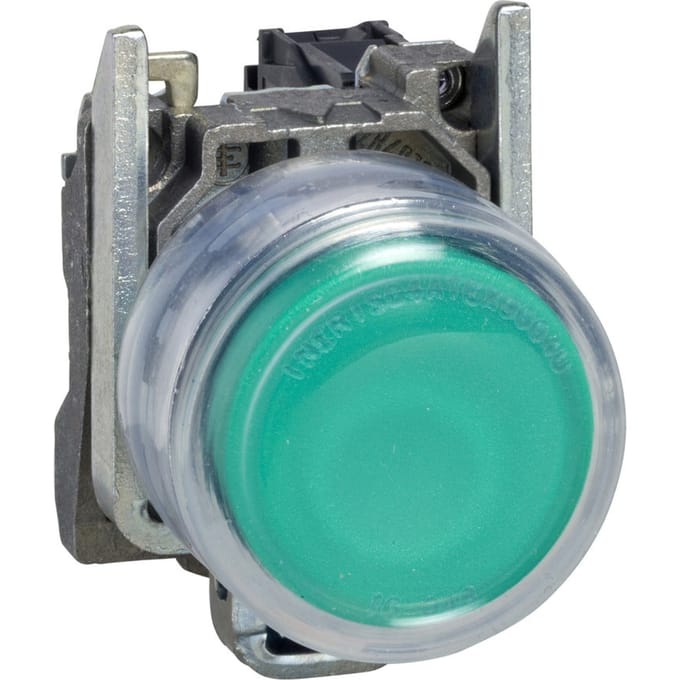 Atex Gecertificeerde Verlichte Drukknop 24V Groen Harmony Xb4 - Xb4bp383b5ex