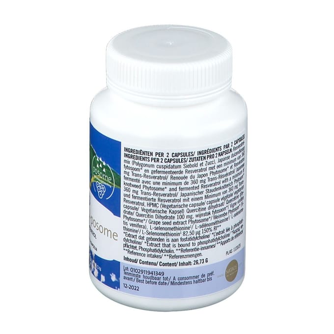 Nataos Key Nutrition Resveratrol-posome 60 Capsules