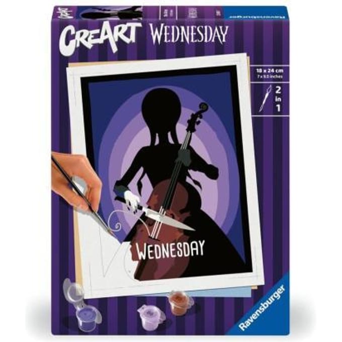 Ravensburger CreArt, AT: Wednesday (Netflix) Schilderen