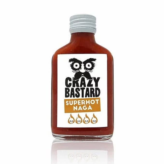 Crazy Bastard Sauce – Superhot Naga Hot Sauce – 100ml