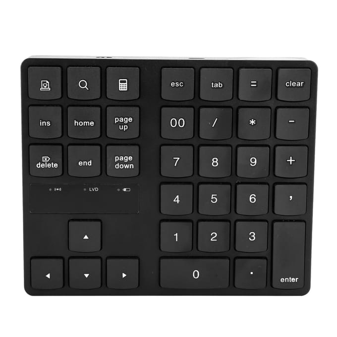 Mini clavier numérique 35 touches 2,4 GHz sans fil ultra fin, accessoire informatique