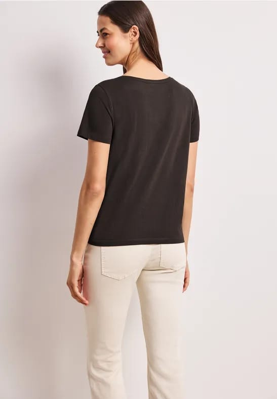 Shirt met schelpenprint