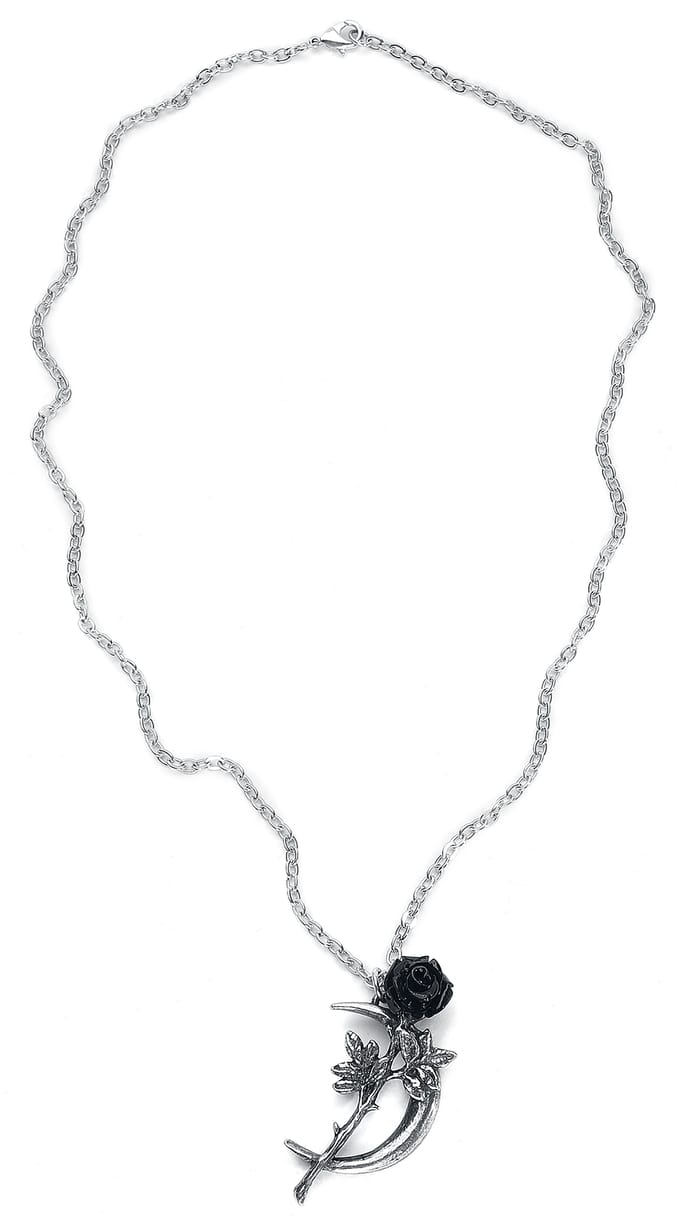 Alchemy Gothic - Gothic Halsketting - New Romance - voor Vrouwen - zilverkleurig
