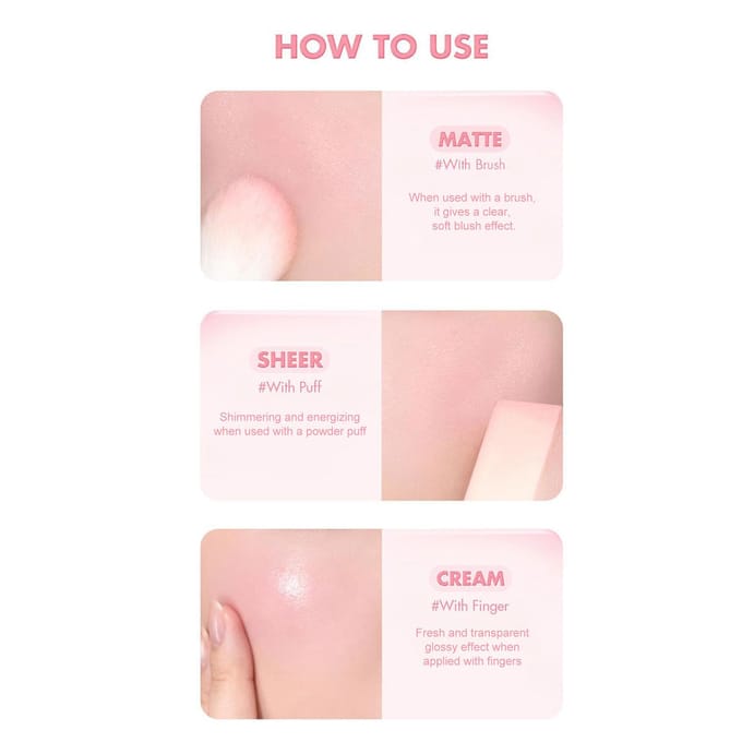 [PROMOTIE]Romand - Better Than Cheek Milk Series (2022 New Version) - 4g - W01 Odi Milk