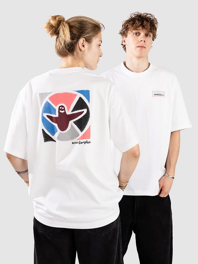 adidas Skateboarding Gonz Mod T-Shirt wit
