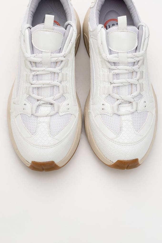 Bambi Bedrukte Mesh Sneakers Dames