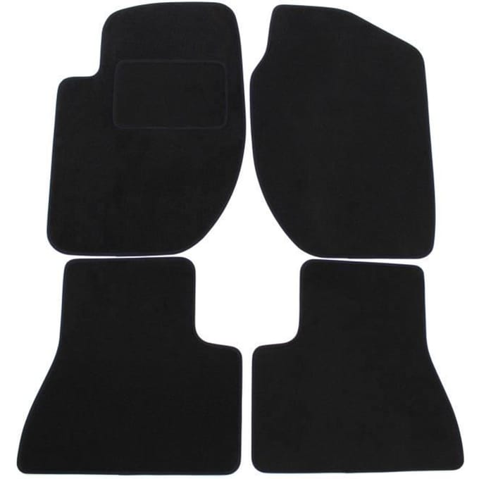Tapis de sol - Lada - Vesta - Velours noir - 4 pièces - Ajustement précis