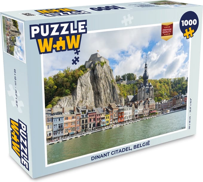 Puzzel Dinant Citadel, België - Legpuzzel - Puzzel 1000 stukjes volwassenen
