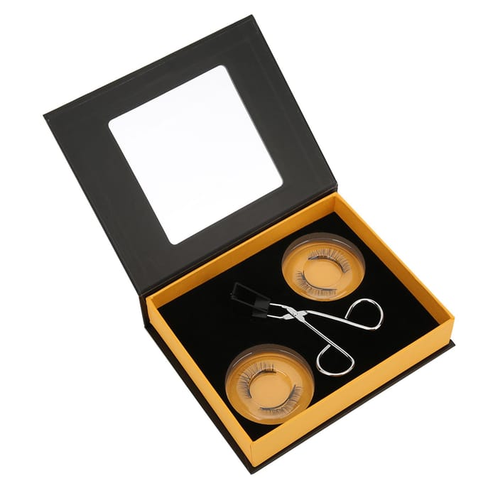 Ensemble de Cils Magnétiques Réutilisables Naturels Épais Longue Durée Cils Beauté Cosmétiques black