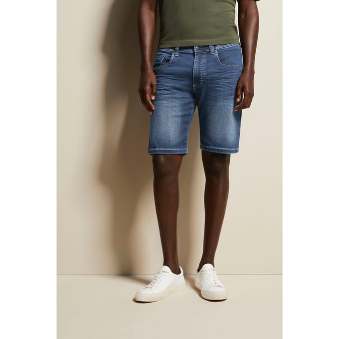 Bugatti Herren Denim bermuda