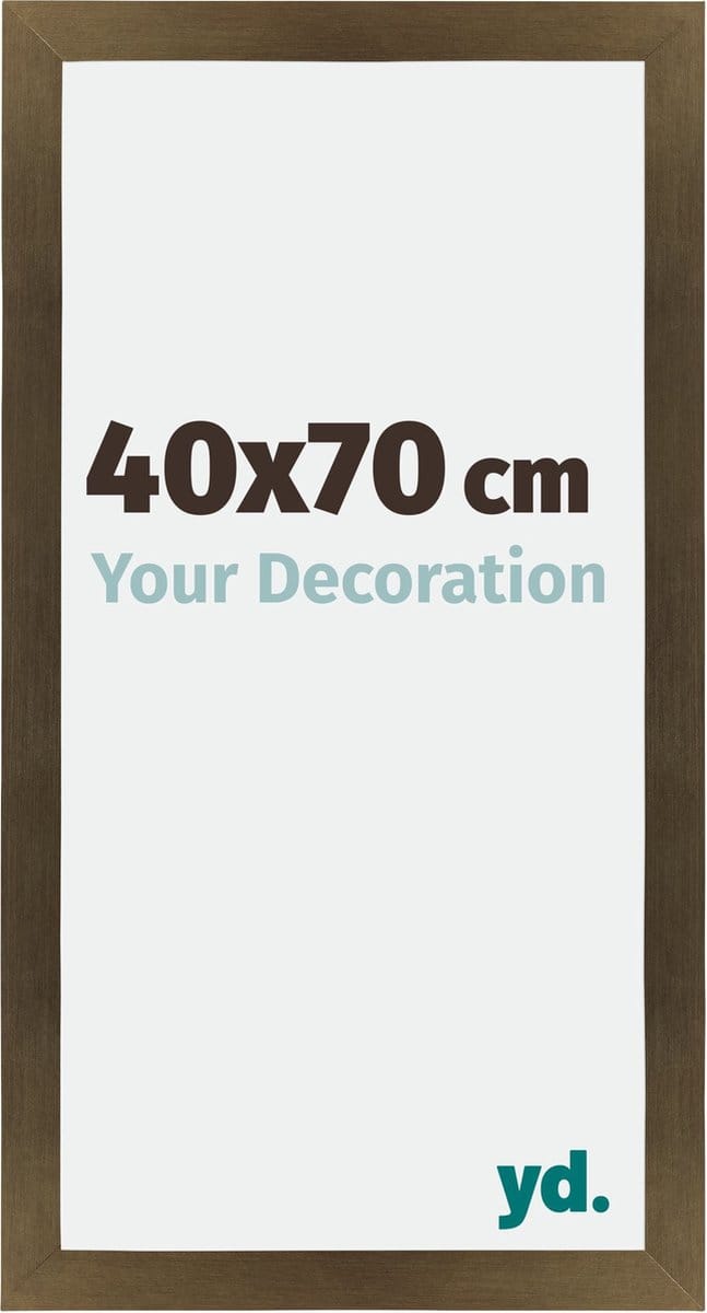 Your Decoration - Fotolijst 40x70 cm - MDF - Brons Decor - Mura